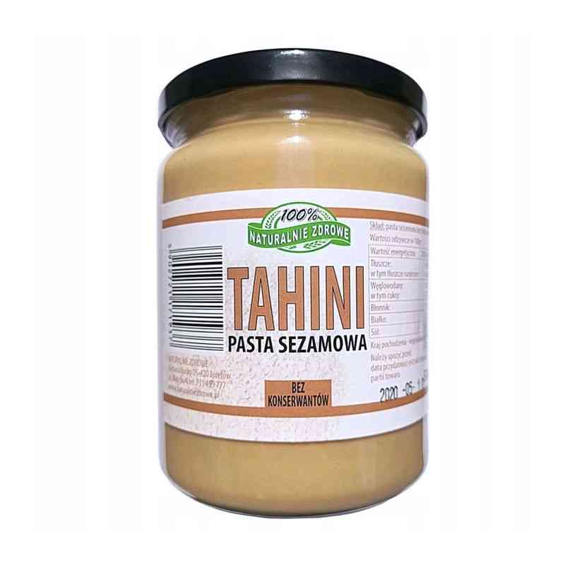 Pasta sezamowa TAHINI 500g Naturalnie Zdrowe