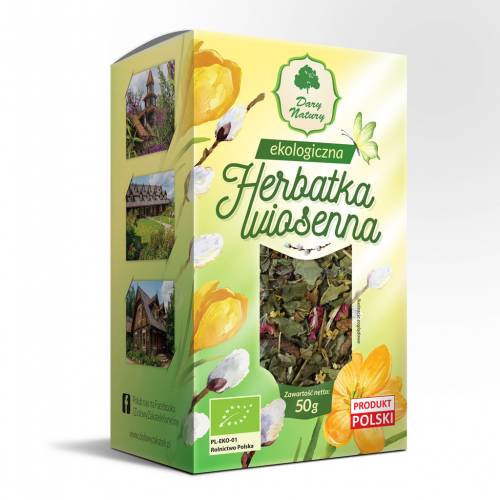 Herbata WIOSENNA ekologiczna 50g Dary Natury