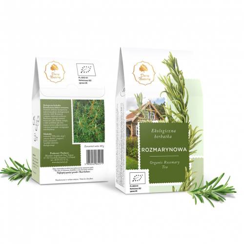 Herbata ROZMARYNOWA ekologiczna 80g Dary Natury