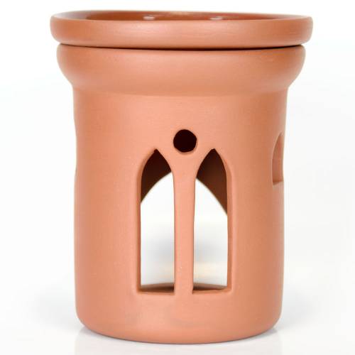 Ceramiczny kominek walcowy do aromaterapii GOTYK Green Village