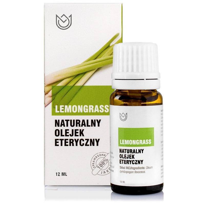 Naturalny olejek eteryczny LEMONGRASS 10ml Naturalne Aromaty