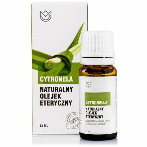 Naturalny olejek eteryczny CYTRONELA 12ml Naturalne Aromaty