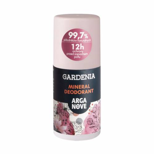 Naturalny dezodorant mineralny GARDENIA z olejem arganowym 50ml rollon Arganove