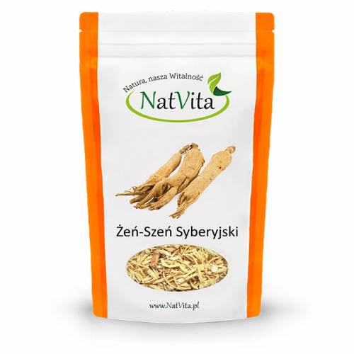 Żeń-Szeń Syberyjski korzeń pocięty 100g NatVita