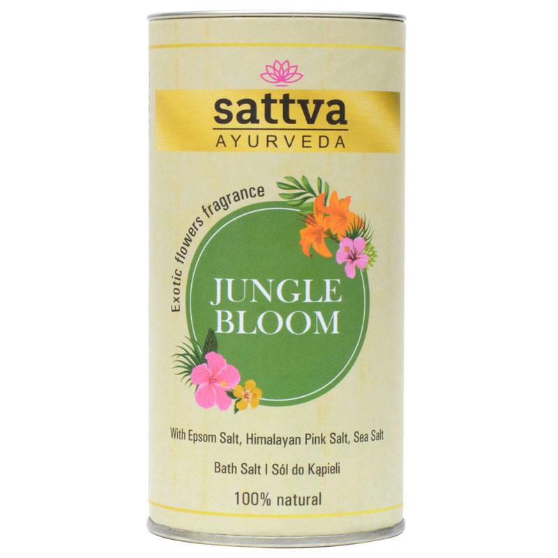 Sól do kąpieli JUNGLE BLOOM 300g sattva AYURVEDA