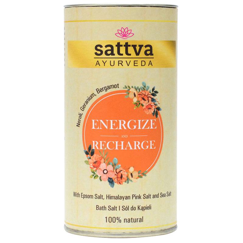 Sól do kąpieli ENERGISE & RECHARGE 300g sattva AYURVEDA