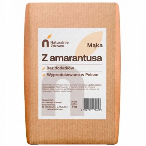 Mąka z nasion amarantusa 1kg Naturalnie Zdrowe