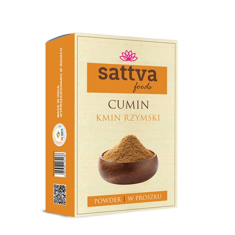 Kmin rzymski CUMIN w proszku 100g sattva AYURVEDA