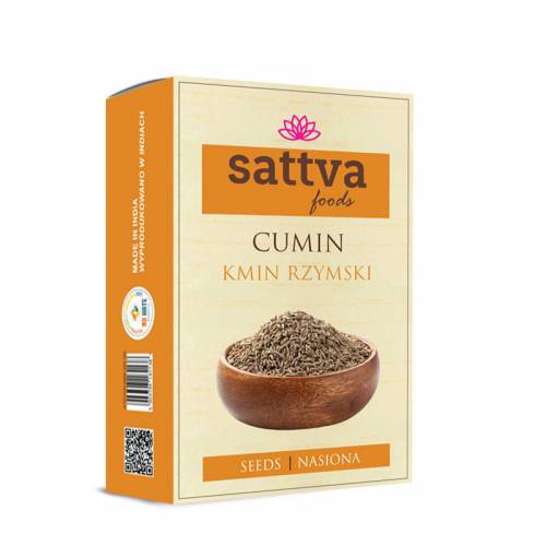 Kmin rzymski CUMIN nasiona 100g sattva AYURVEDA