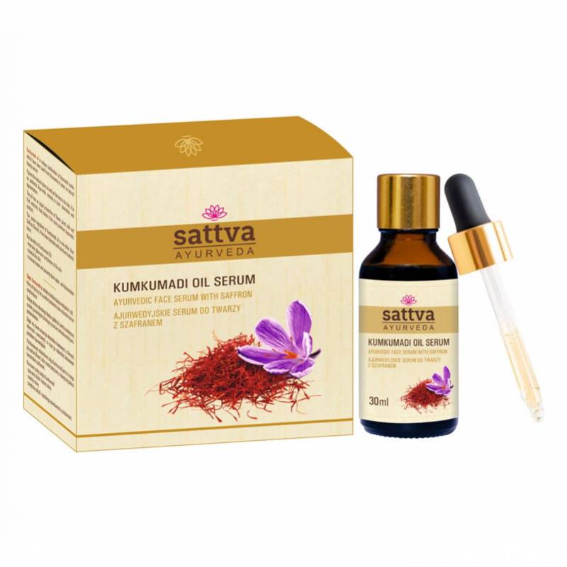 Ajurwedyjskie serum do twarzy z szafranem 30ml sattva AYURVEDA