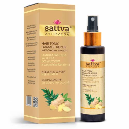 Ziołowa wcierka do włosów NEEM I IMBIR 100ml sattva AYURVEDA