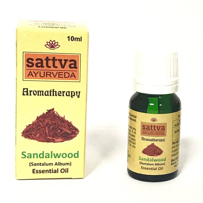 Oryginalny olejek eteryczny z drzewa sandałowego 10ml sattva AYURVEDA