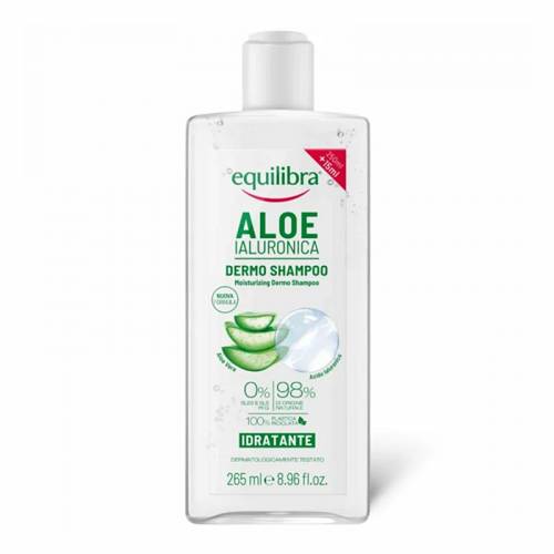 Nawilżający szampon ALOES i KWAS HIALURONOWY 265ml Equilibra