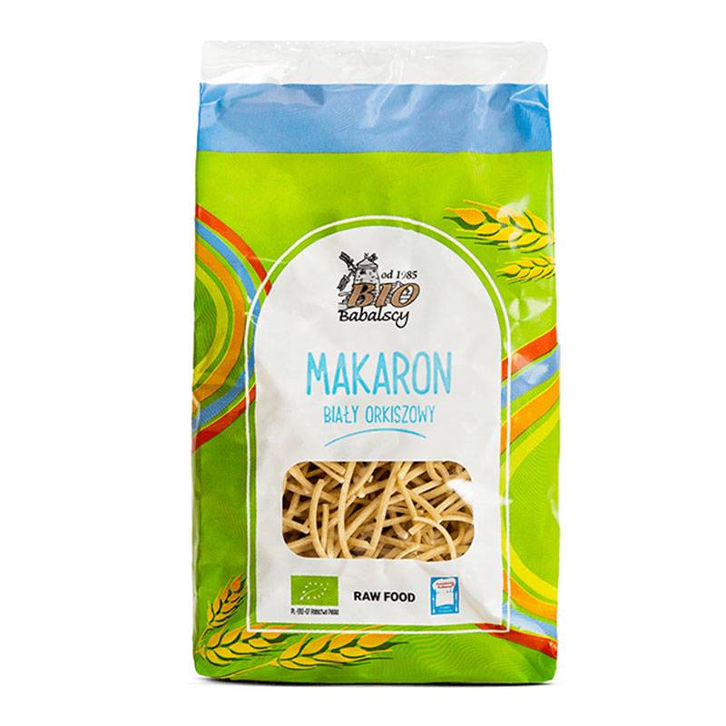 Ekologiczny makaron orkiszowy NITKI 400g BIO Babalscy