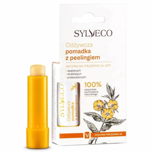 Odżywcza pomadka z peelingiem 4,6g Sylveco