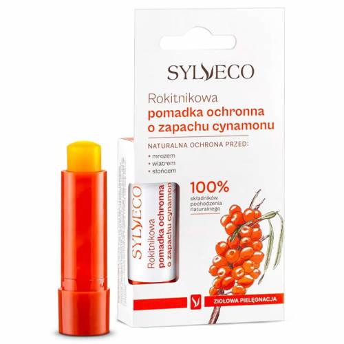 Rokitnikowa pomadka ochronna o zapachu cynamonu 4,6g Sylveco